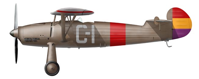 Focke-Wulf Fw 56 Stößer - Spanien